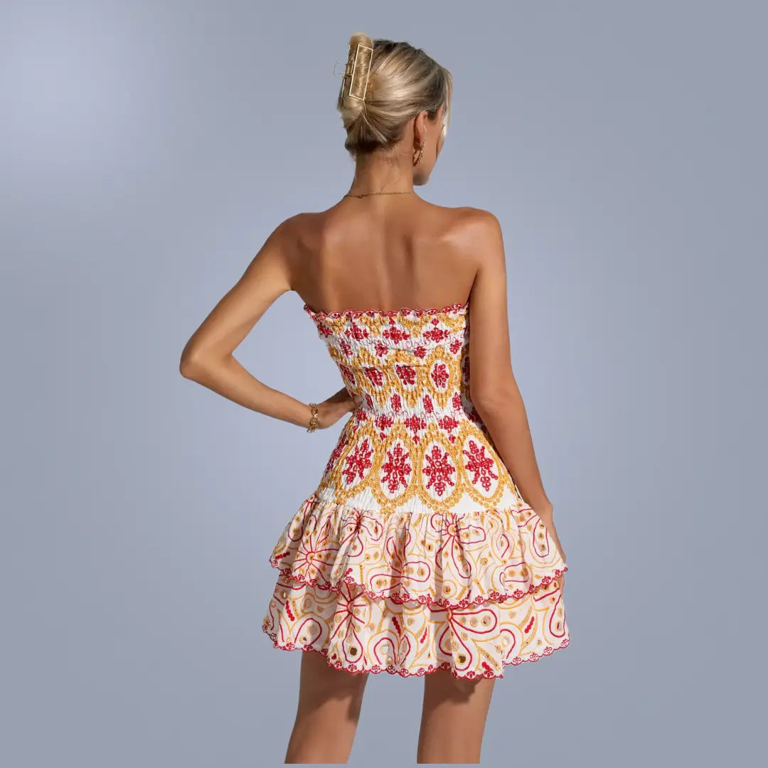 Vestido Grecia | Ruffle Mini Dress